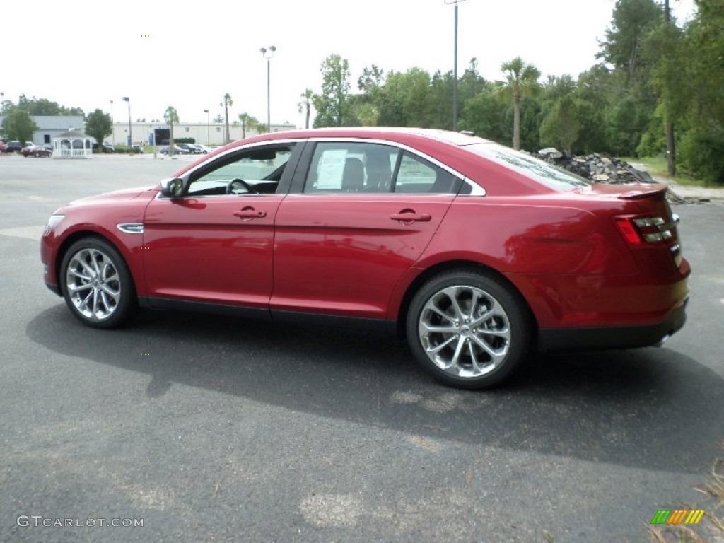 2015 Taurus Limited - Ruby Red Metallic / Charcoal Black photo #9