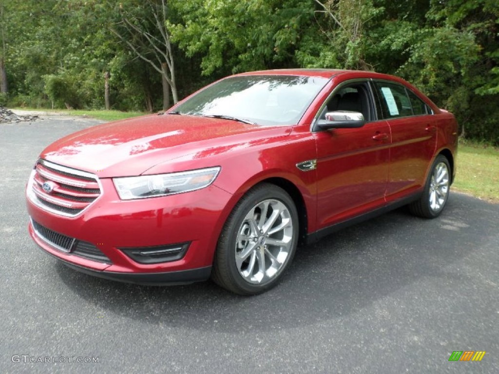2015 Taurus Limited - Ruby Red Metallic / Charcoal Black photo #10