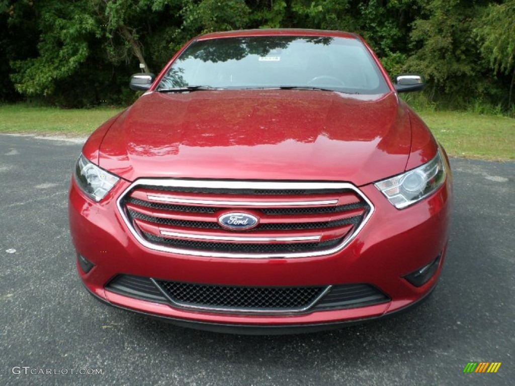 2015 Taurus Limited - Ruby Red Metallic / Charcoal Black photo #11