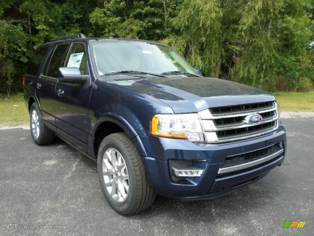 2016 Expedition Limited - Blue Jeans Metallic / Dune photo #1
