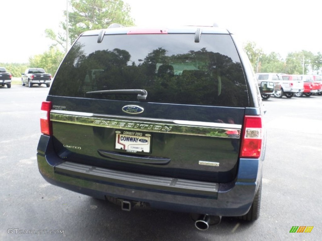 2016 Expedition Limited - Blue Jeans Metallic / Dune photo #4