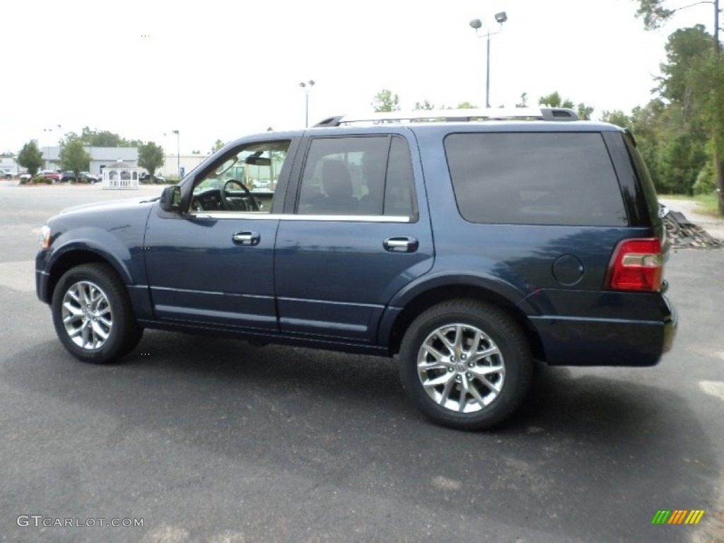2016 Expedition Limited - Blue Jeans Metallic / Dune photo #10