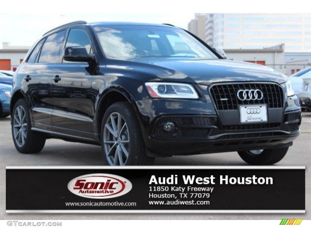 2016 Q5 3.0 TFSI Premium Plus quattro - Mythos Black Metallic / Chestnut Brown photo #1