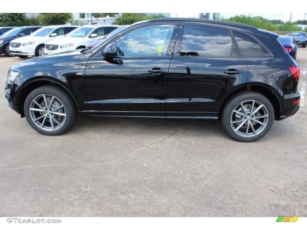 2016 Q5 3.0 TFSI Premium Plus quattro - Mythos Black Metallic / Chestnut Brown photo #5