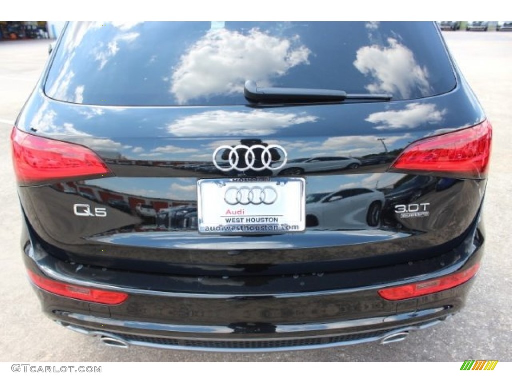 2016 Q5 3.0 TFSI Premium Plus quattro - Mythos Black Metallic / Chestnut Brown photo #7