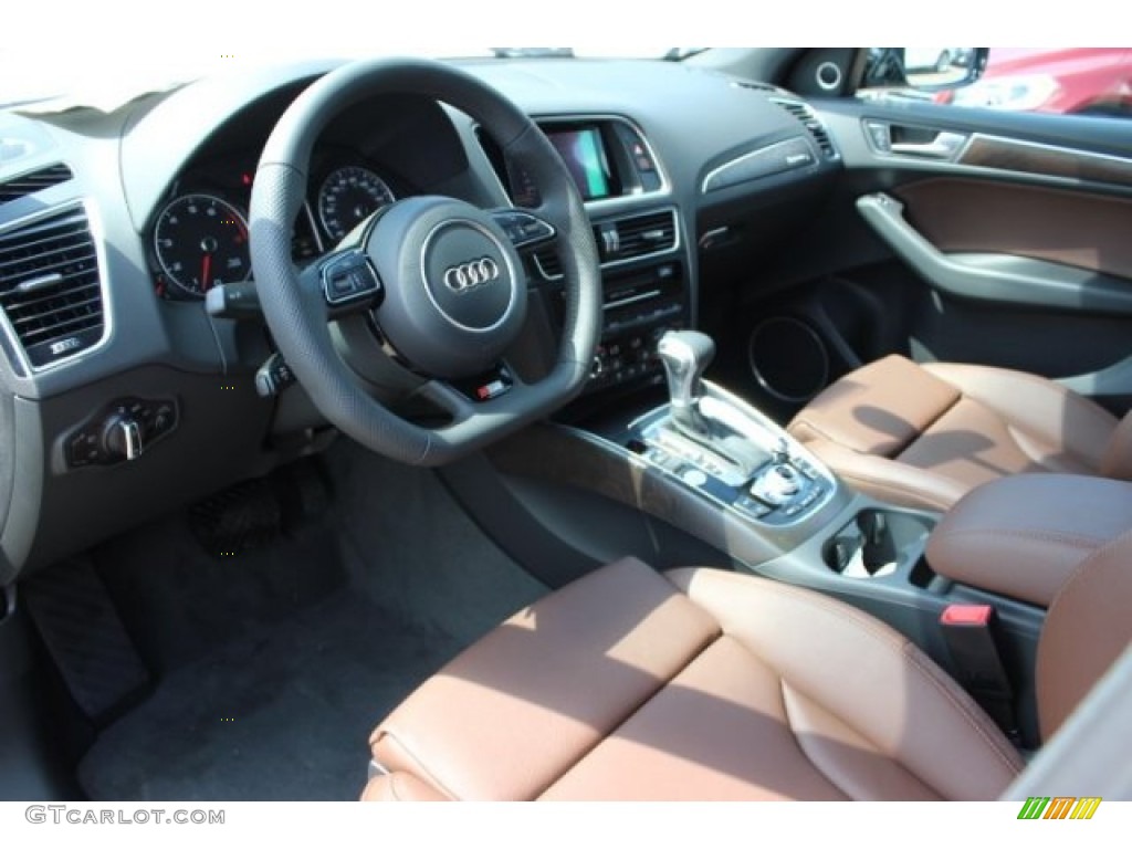 2016 Q5 3.0 TFSI Premium Plus quattro - Mythos Black Metallic / Chestnut Brown photo #15