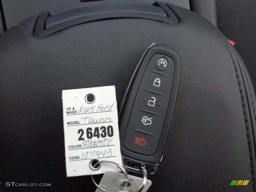 2015 Taurus SEL - Magnetic Metallic / Charcoal Black photo #31