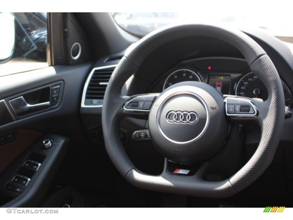 2016 Q5 3.0 TFSI Premium Plus quattro - Mythos Black Metallic / Chestnut Brown photo #39