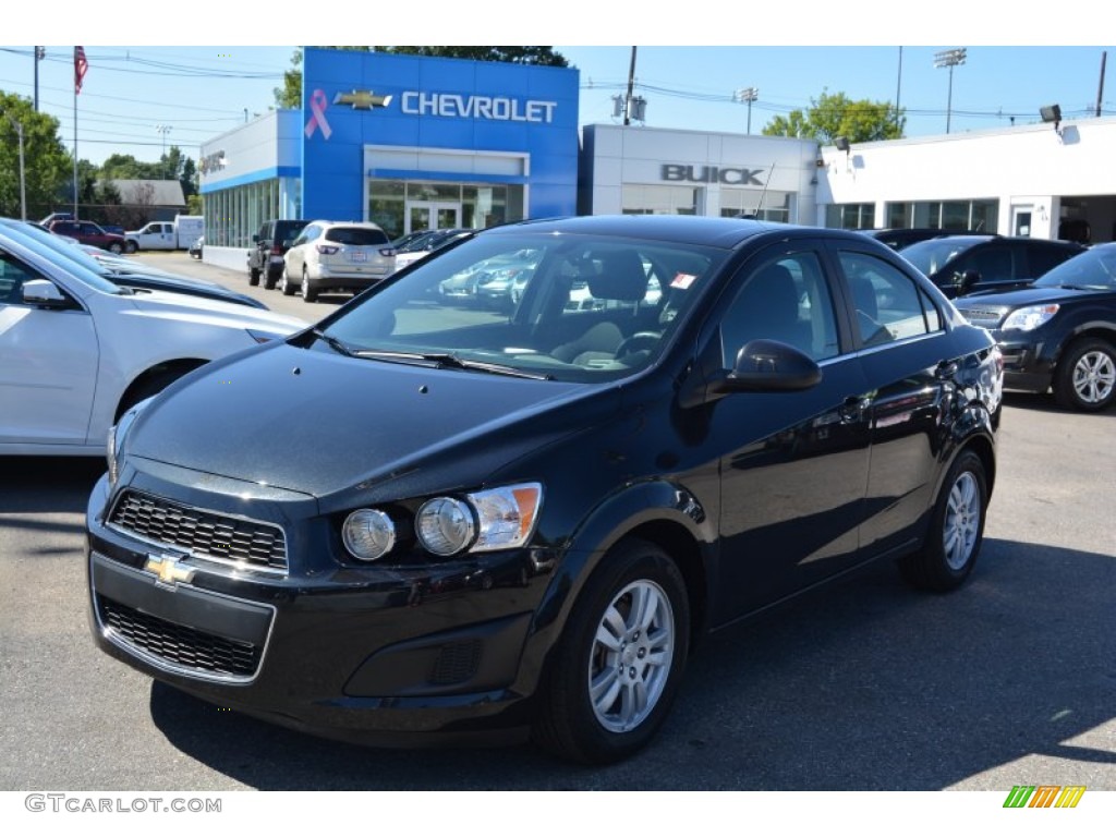 2015 Sonic LT Sedan - Black Granite Metallic / Jet Black/Dark Titanium photo #1