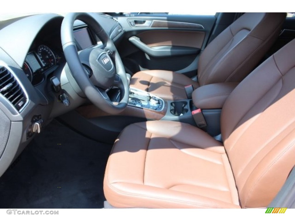 2016 Q5 2.0 TFSI Premium Plus quattro - Scuba Blue Metallic / Chestnut Brown photo #15