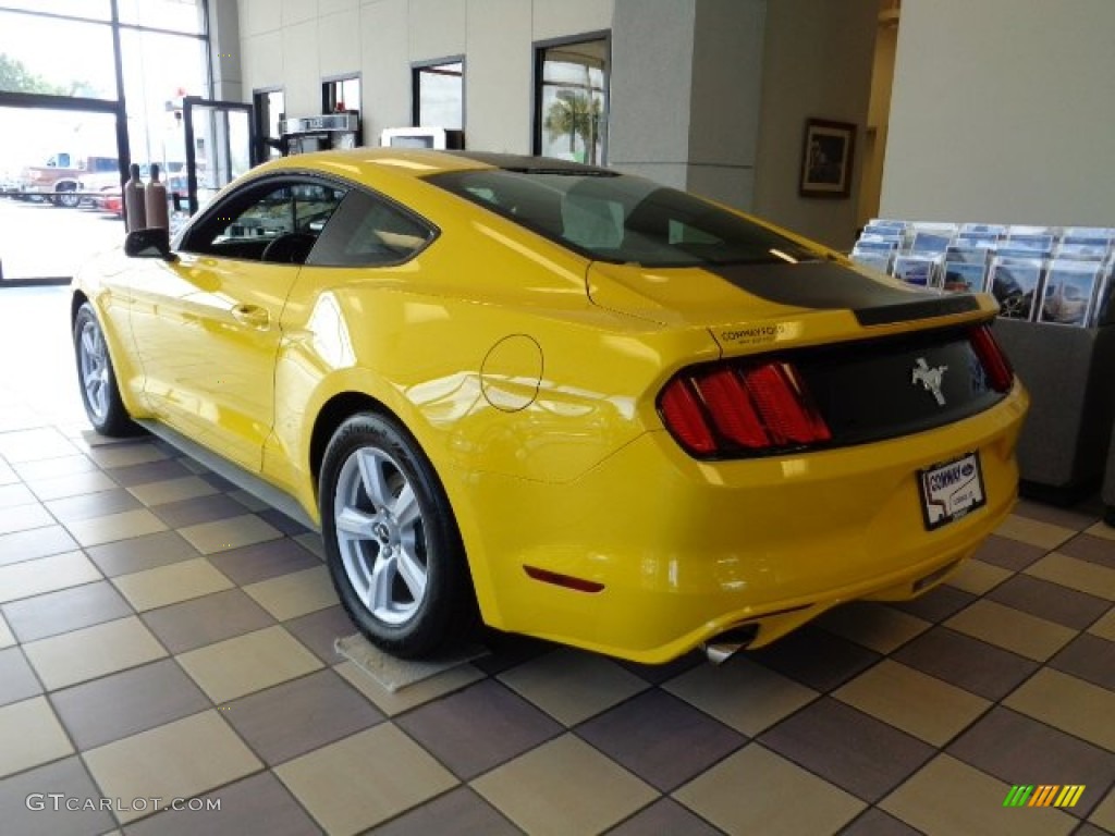 2016 Mustang V6 Coupe - Triple Yellow Tricoat / Ebony photo #4