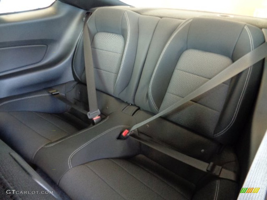 Ebony Interior 2016 Ford Mustang V6 Coupe Photo #107361403