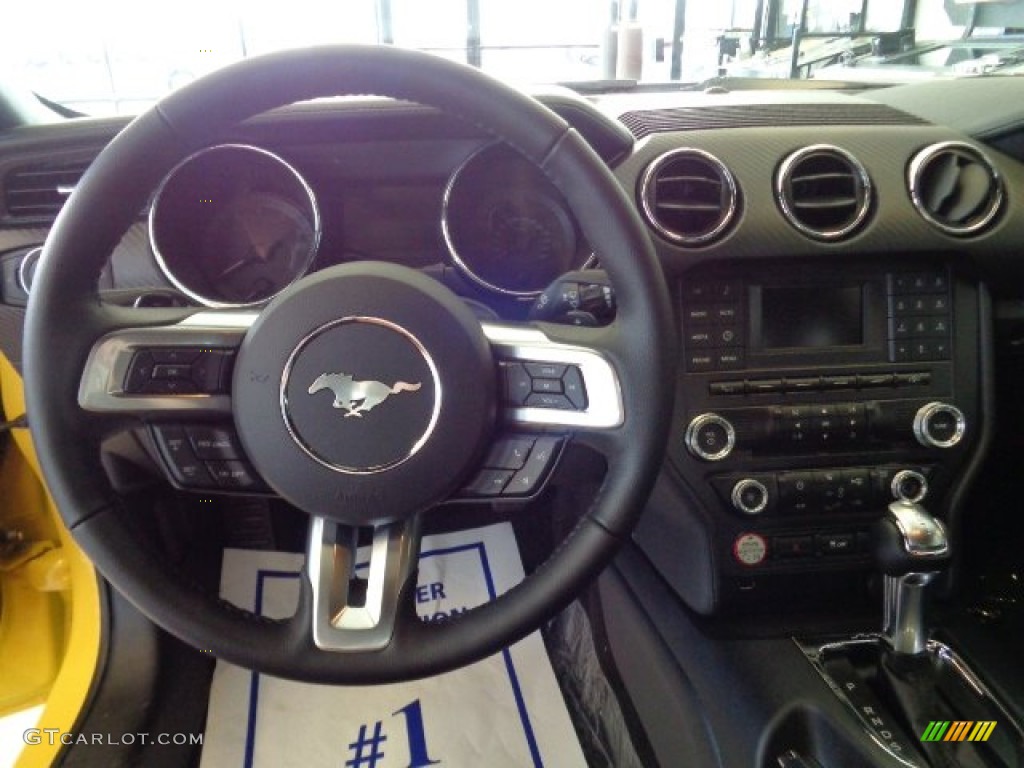 2016 Ford Mustang V6 Coupe Steering Wheel Photos