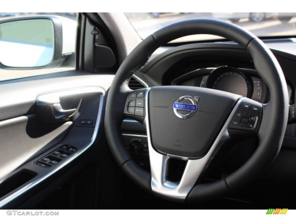 2016 Volvo XC60 T6 Drive-E Off-Black Steering Wheel Photo #107361784