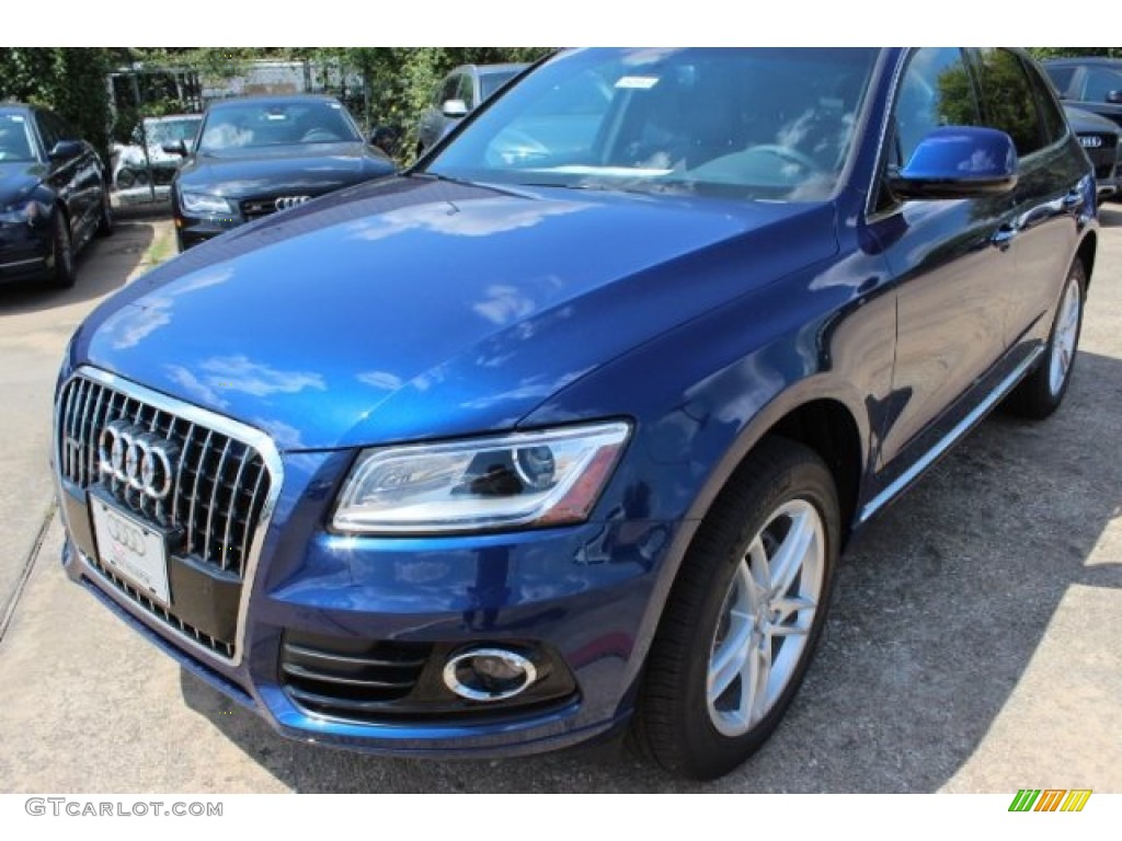 2016 Q5 2.0 TFSI Premium Plus quattro - Scuba Blue Metallic / Chestnut Brown photo #3