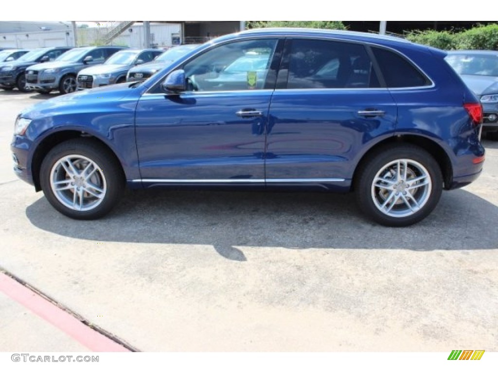 2016 Q5 2.0 TFSI Premium Plus quattro - Scuba Blue Metallic / Chestnut Brown photo #5