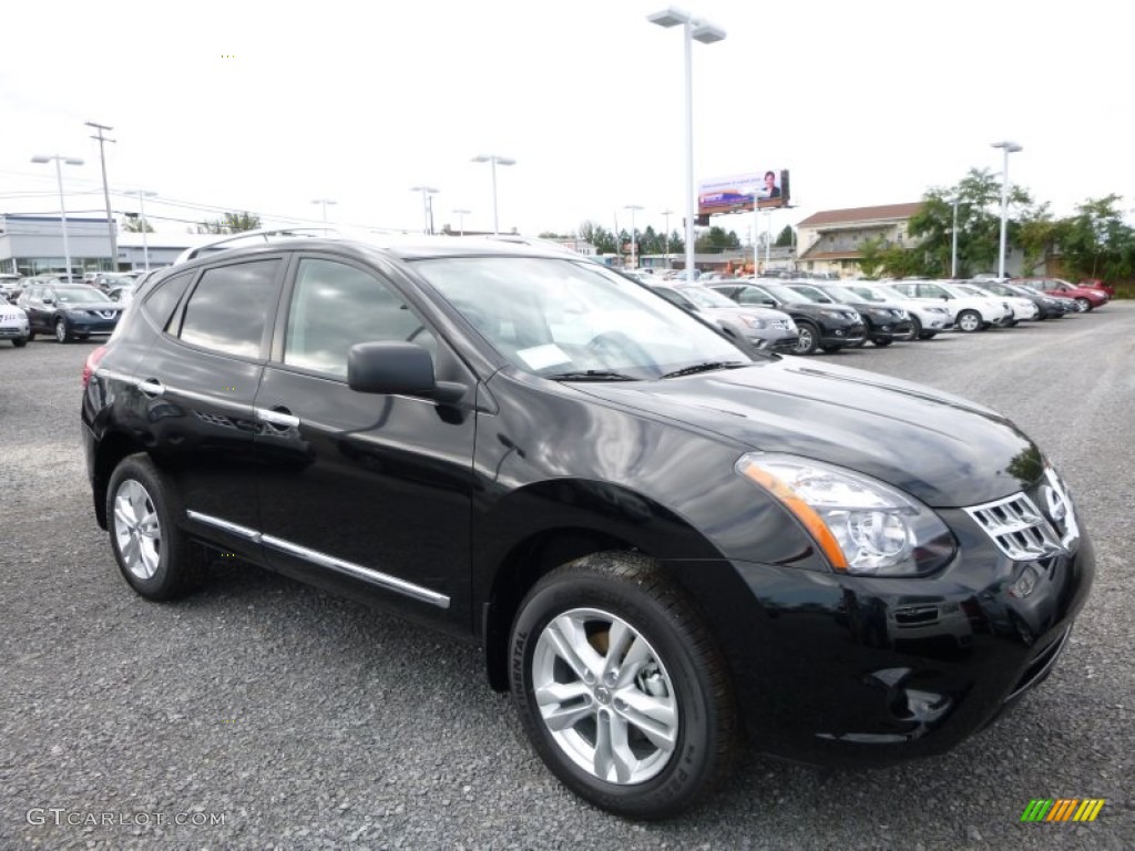 Super Black 2015 Nissan Rogue Select S AWD Exterior Photo #107362396