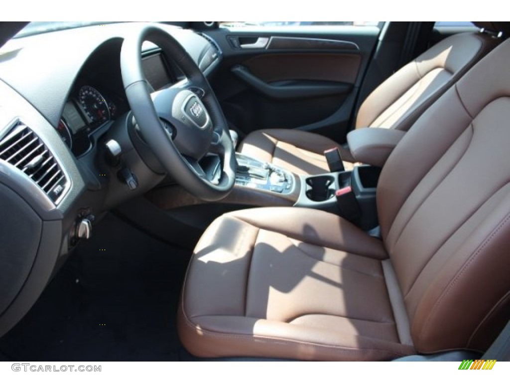 2016 Q5 2.0 TFSI Premium Plus quattro - Scuba Blue Metallic / Chestnut Brown photo #15