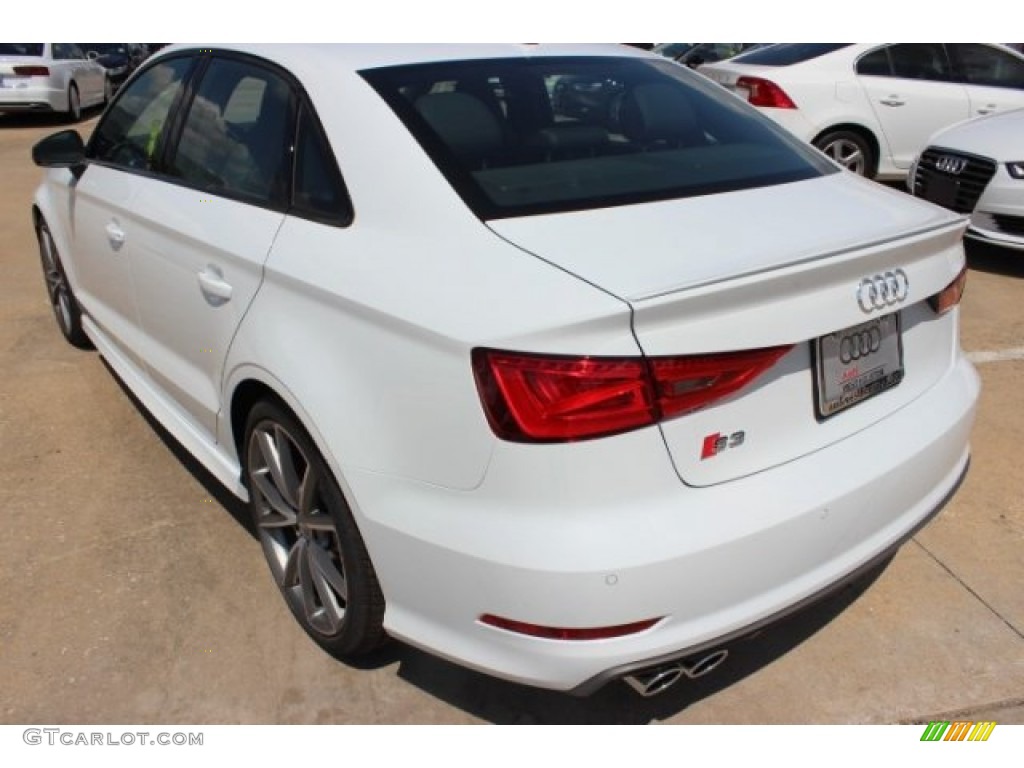 2016 S3 2.0T Premium Plus quattro - Glacier White Metallic / Black photo #6