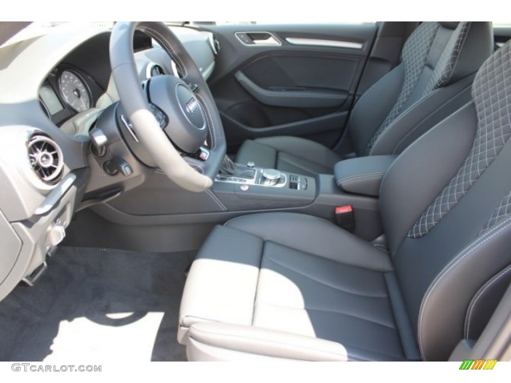 Black Interior 2016 Audi S3 2.0T Premium Plus quattro Photo #107363161