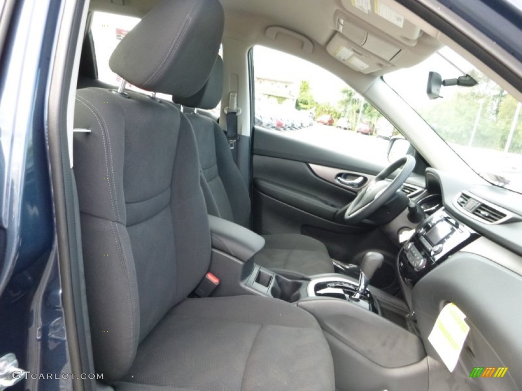 2015 Rogue S AWD - Arctic Blue Metallic / Charcoal photo #3