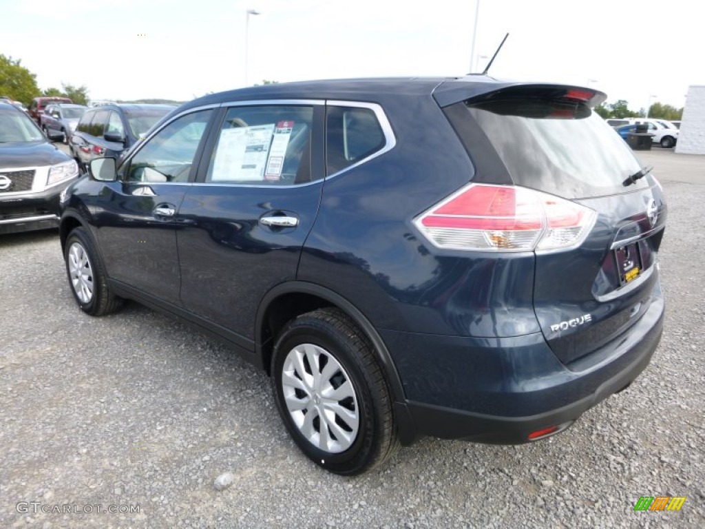 2015 Rogue S AWD - Arctic Blue Metallic / Charcoal photo #9