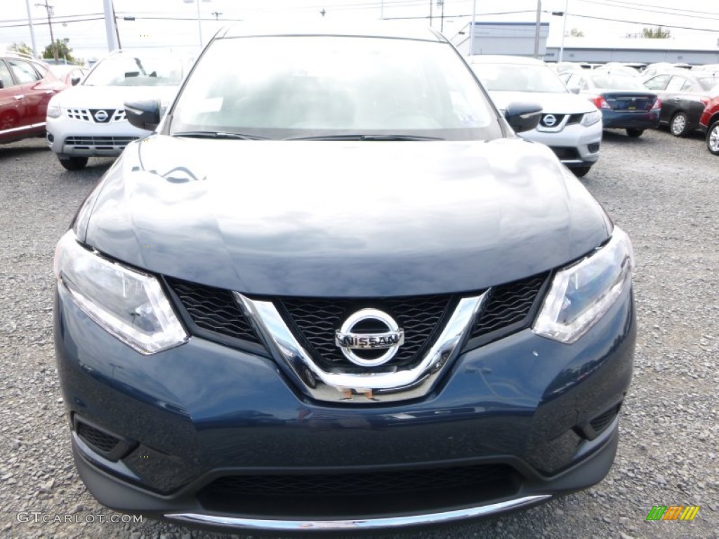2015 Rogue S AWD - Arctic Blue Metallic / Charcoal photo #12
