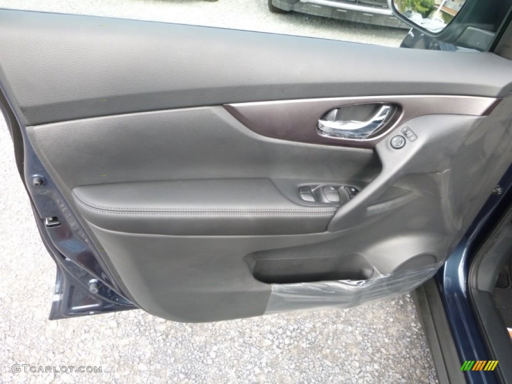 2015 Rogue S AWD - Arctic Blue Metallic / Charcoal photo #14