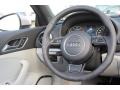 2016 Audi A3 Titanium Gray Interior Steering Wheel Photo