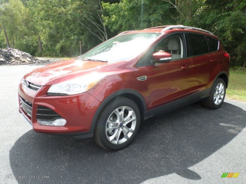 2016 Escape Titanium 4WD - Sunset Metallic / Medium Light Stone photo #9