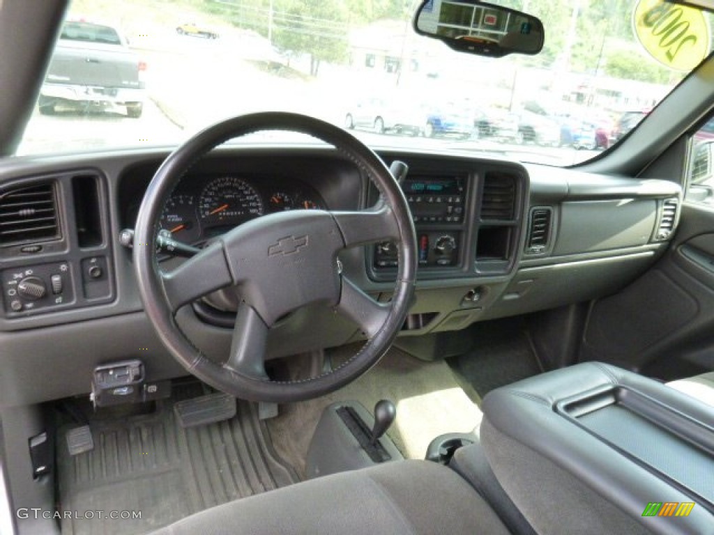 Dark Charcoal Interior 2006 Chevrolet Silverado 1500 LT Extended Cab 4x4 Photo #107370079