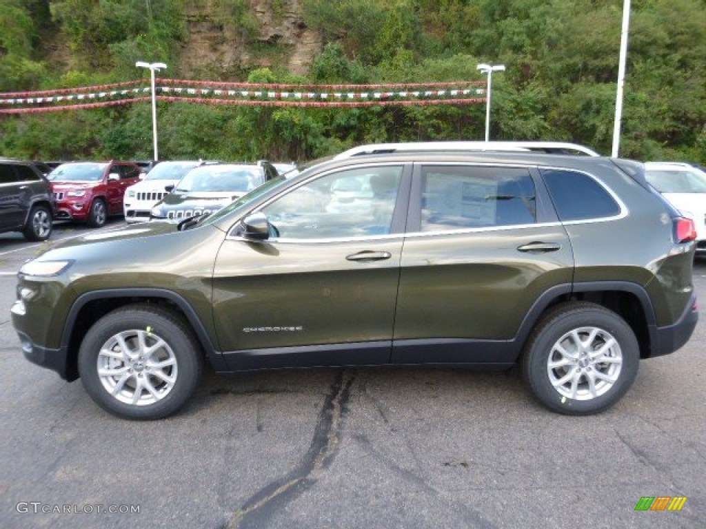 ECO Green Pearl 2016 Jeep Cherokee Latitude 4x4 Exterior Photo #107371180