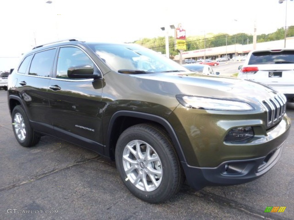 ECO Green Pearl 2016 Jeep Cherokee Latitude 4x4 Exterior Photo #107371297