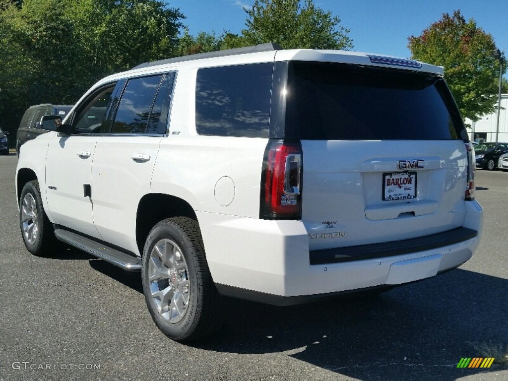 2016 Yukon SLT 4WD - Summit White / Cocoa/Dune photo #4