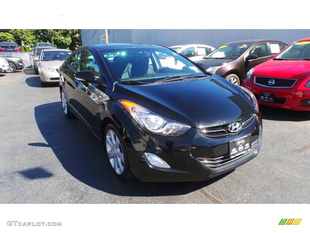 Black Noir Pearl Hyundai Elantra