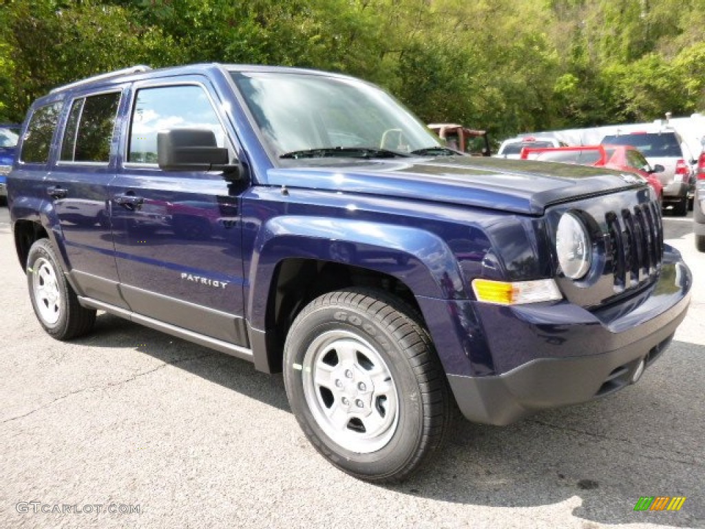 True Blue Pearl 2016 Jeep Patriot Sport Exterior Photo #107372302
