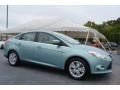 2012 Frosted Glass Metallic Ford Focus SEL Sedan #107340534
