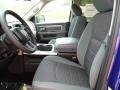 2016 Ram 1500 Black/Diesel Gray Interior Front Seat Photo