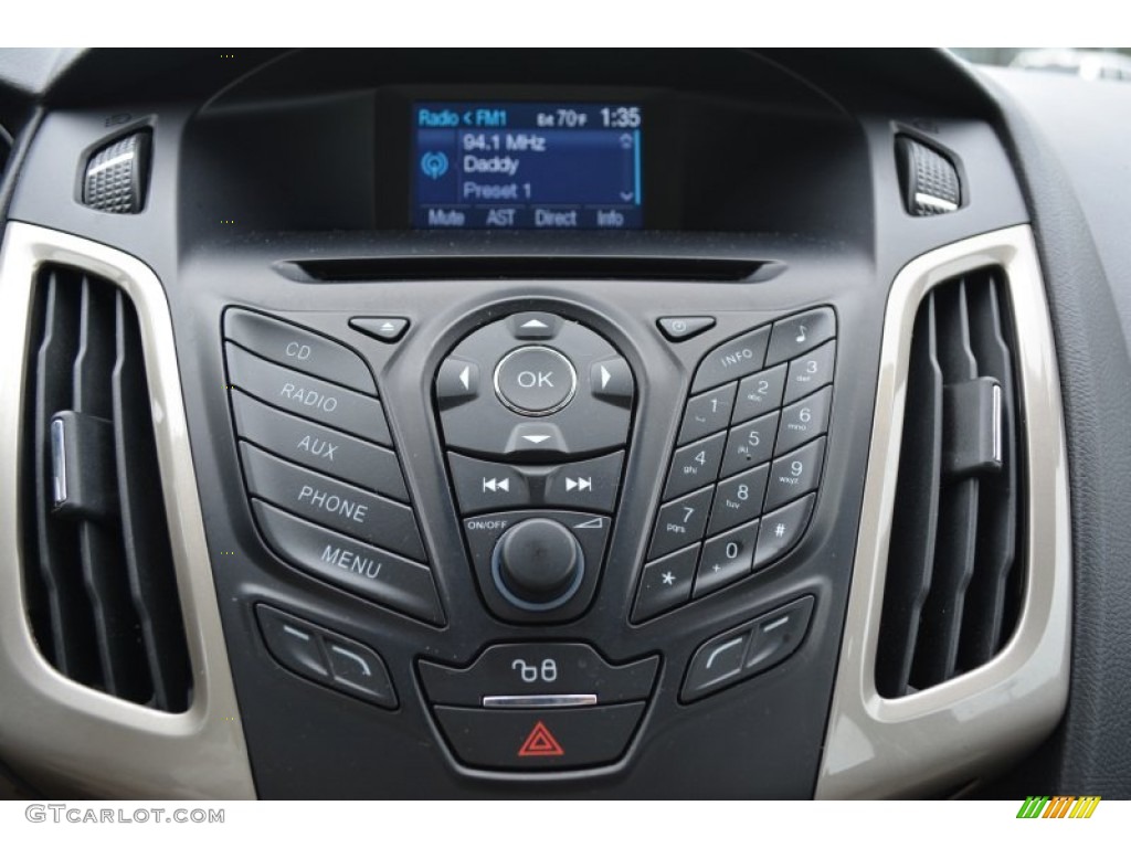 2012 Focus SEL Sedan - Frosted Glass Metallic / Stone photo #18