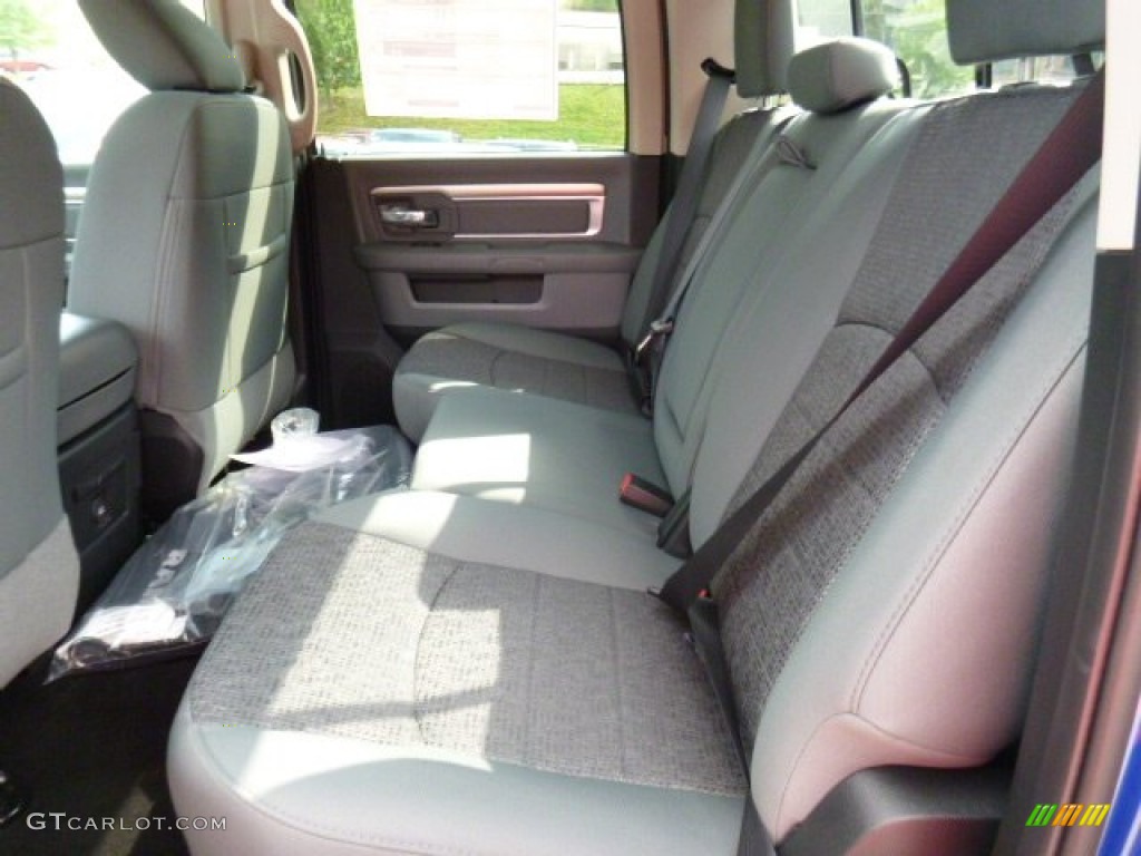 2016 Ram 1500 Big Horn Crew Cab 4x4 Rear Seat Photo #107375443