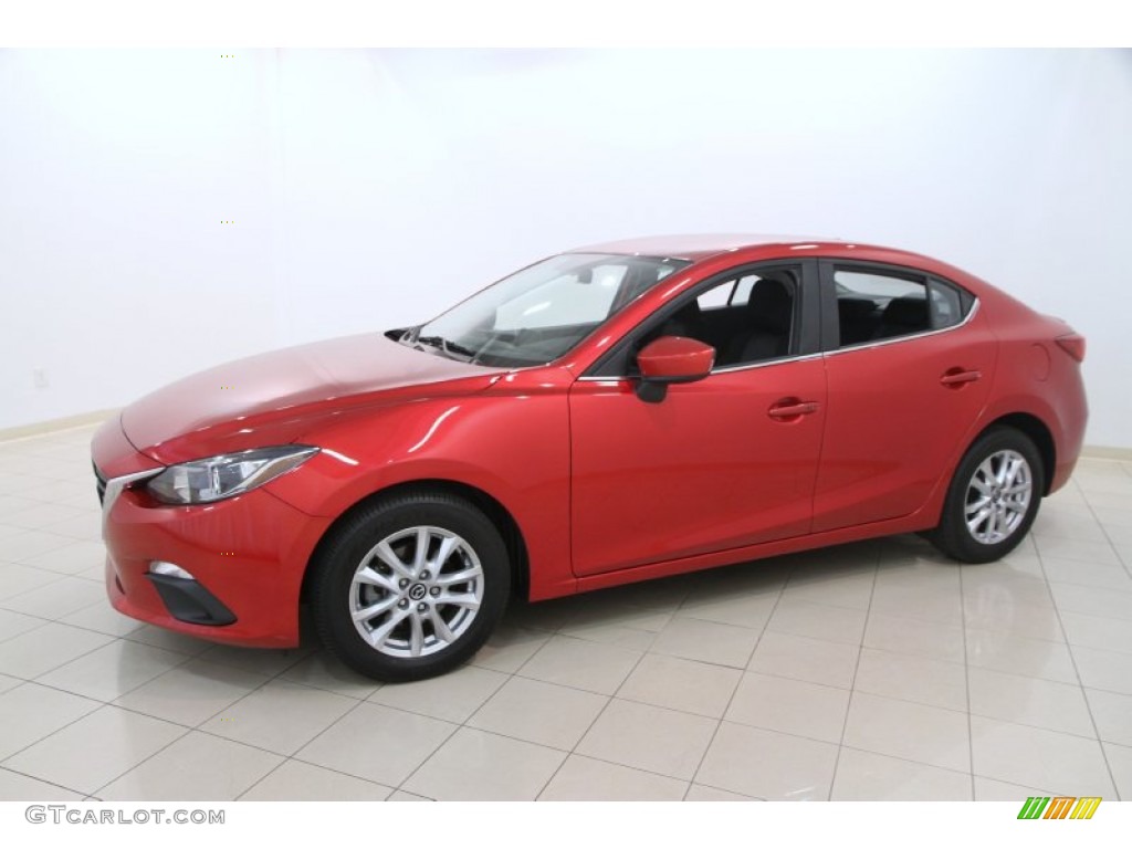 2014 MAZDA3 i Touring 4 Door - Soul Red Metallic / Black photo #3