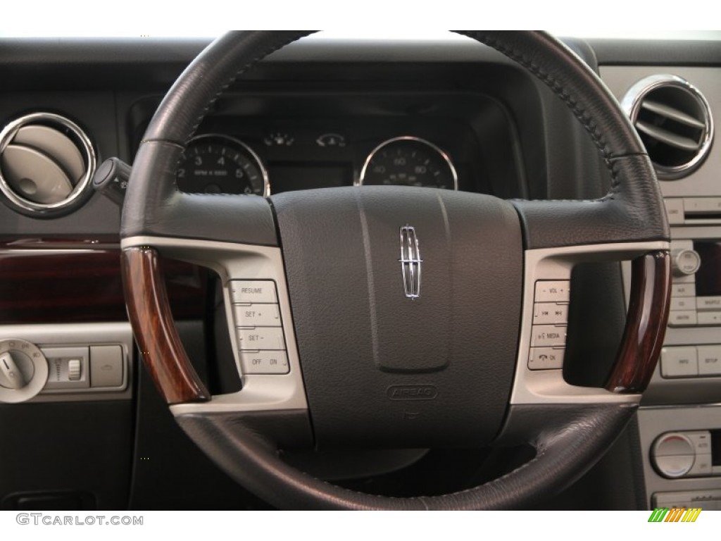 2009 MKZ Sedan - Vapor Silver Metallic / Dark Charcoal photo #6