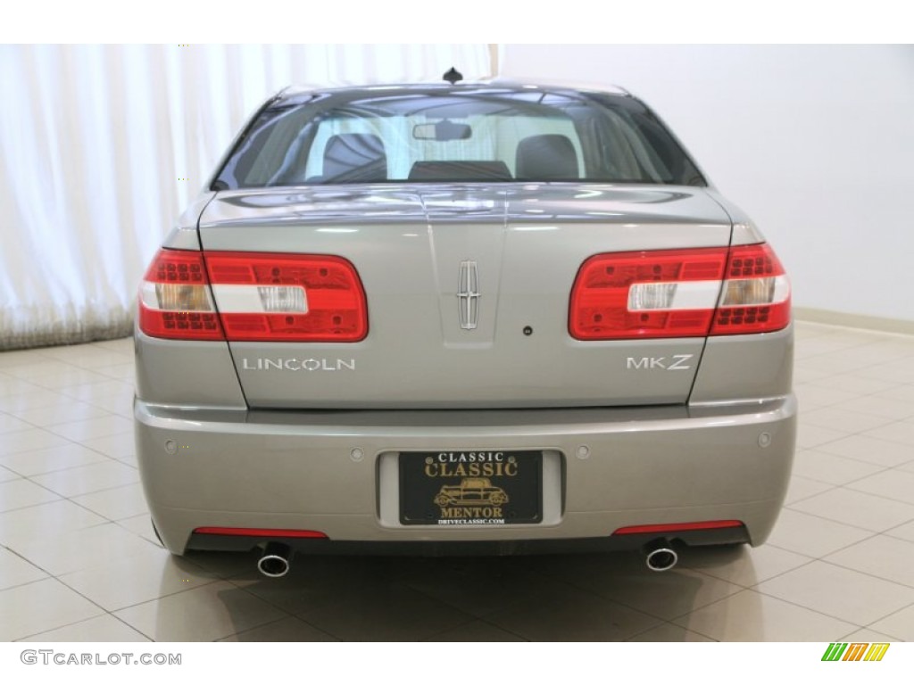 2009 MKZ Sedan - Vapor Silver Metallic / Dark Charcoal photo #16