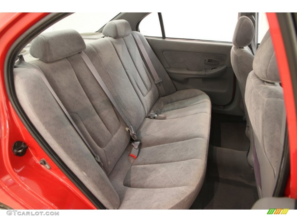 2005 Elantra GLS Sedan - Rally Red / Gray photo #12
