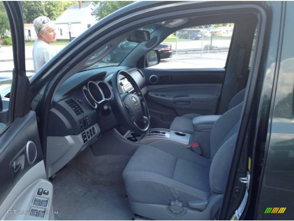 2010 Tacoma V6 SR5 TRD Sport Double Cab 4x4 - Timberland Mica / Graphite photo #5
