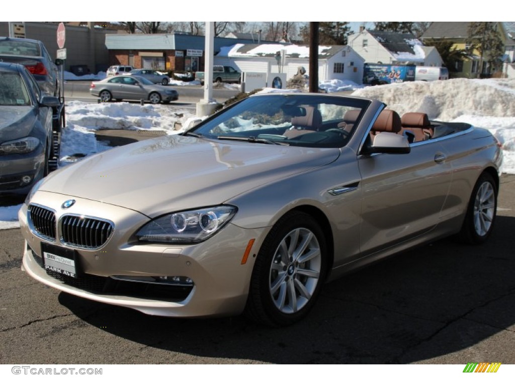 2015 6 Series 640i Convertible - Orion Silver Metallic / Cinnamon Brown photo #5