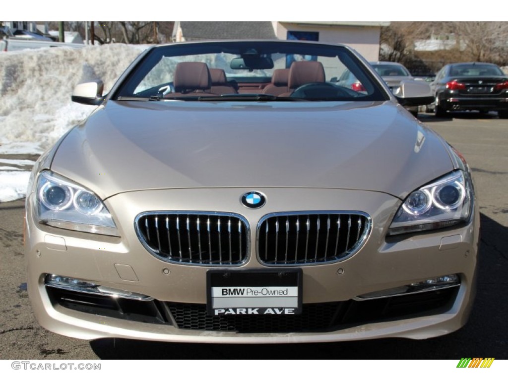 2015 6 Series 640i Convertible - Orion Silver Metallic / Cinnamon Brown photo #6