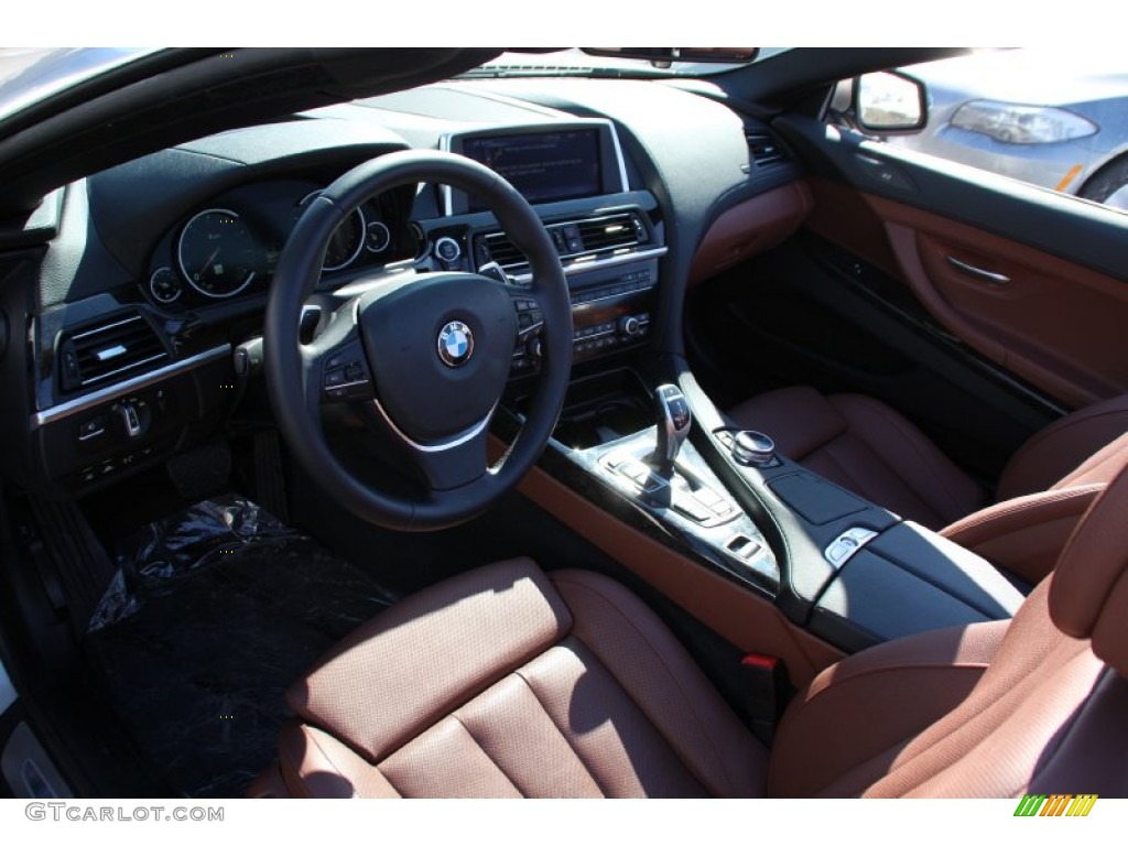 2015 6 Series 640i Convertible - Orion Silver Metallic / Cinnamon Brown photo #10