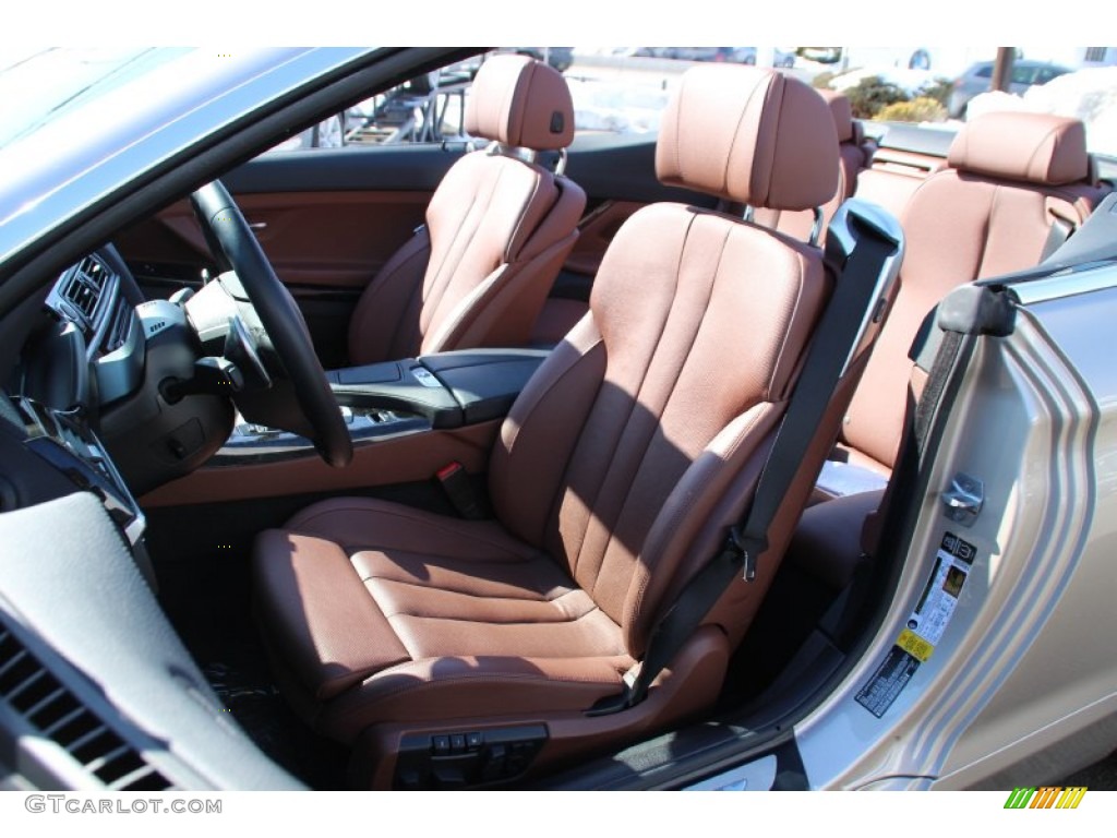 2015 6 Series 640i Convertible - Orion Silver Metallic / Cinnamon Brown photo #13