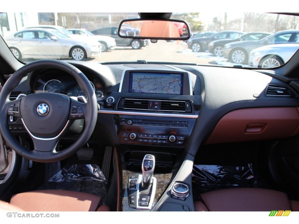 2015 6 Series 640i Convertible - Orion Silver Metallic / Cinnamon Brown photo #14